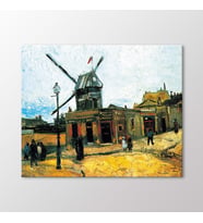 Arty Tablo Galette'de Değirmen, 1886 Tablo (Karışık)
