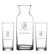 Kişiye Özel Rakı Karaf Seti Model 15-1