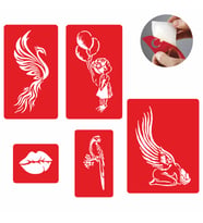 Melekler Korusun Şablon Seti Tattoo SPREYSİZ