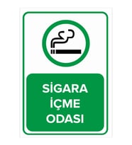 MIGNATIS - S*gara İçme Odası Levhası - Sac Malzeme 25x35cm