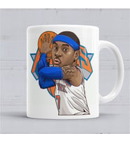 Carmelo Anthony New York Knicks Kupa Bardak Porselen