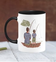 BK Gift Kişiye Özel Babalar Günü Temalı Siyah Kupa Bardak 26298s