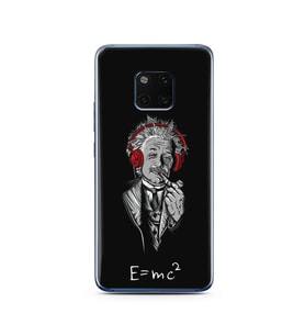 Einstein Tasarım Süper Şeffaf Silikon Telefon Kılıfı Huawei Mate 20 Pro 