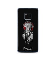 Einstein Tasarım Süper Şeffaf Silikon Telefon Kılıfı Huawei Mate 20 Pro 