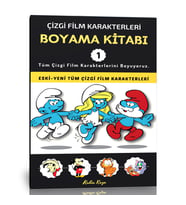 Çizgi Film Karakterleri Boyama Kitabı-1
