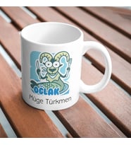 Oğlak Burcu Kupa Bardak (Çok Renkli)