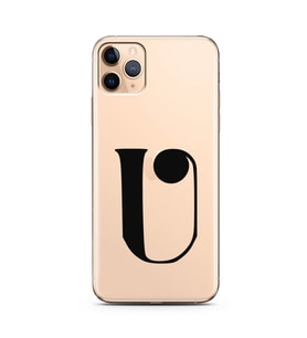 Iphone 11 Pro Harf Tasarımlı Telefon Kılıfı U-Harfi 