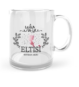 BK Gift Kişiye Özel Yılın En İyi Eltisi Cam Kupa Bardak