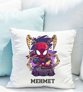 Marvel Spirderman Yastığı Kişiye Özel