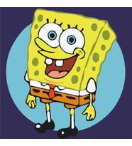 Çocuklar İçin Sünger Bob(Tuval Şasesine Gerili)