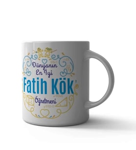 Dünyanın En İyi Öğretmeni Özel Kupa Bardak (Çok Renkli)