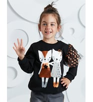 Sıkı Dostlar Tüllü Kız Sweatshirt