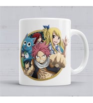 Fairy Tail Anime Erza Scarlet Happy Lisanna Kupa Bardak