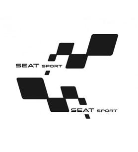Seat Sport Yan Kapı için Çamurluk Sticker 2 Adet Sağ Sol