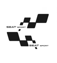 Seat Sport Yan Kapı için Çamurluk Sticker 2 Adet Sağ Sol