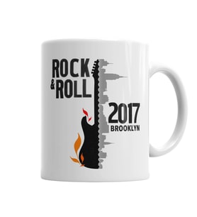 Rock N Roll  Kupa Bardak Porselen