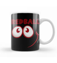 Red Ball 4  Smile Long  Sleeve Kupa Bardak Porselen
