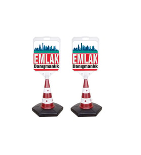 Emlak Temalı Reklam Ve Uyarı Dubası 2 Adet