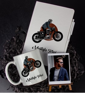 Kişiye Özel Defter Kalem Kupa Ve Fotoğraflık Seti 85887