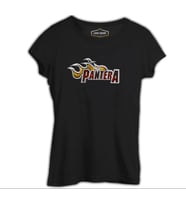 Pantera - Logo Siyah Kadın Tshirt