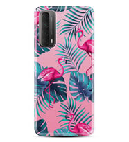 Kılıfland Huawei P Smart 2021 Kılıf Silikon Resimli Kapak Flamingo Pattern Stok 1032