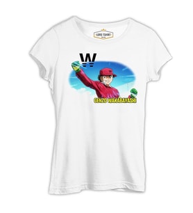 Genzo Wakabayashi - W Beyaz Kadın Tshirt