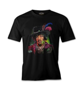 Jimi Hendrix Siyah Erkek Tshirt