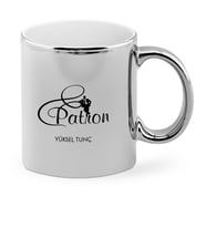 BK Gift Kişiye Özel Mesleki Patron Krom Kupa Bardak  2
