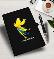 Kişiye Özel Kanarya Figürlü  İsme Özel Defter ve Kalem