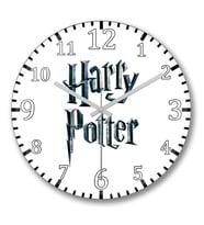 Harry Potter4 Duvar Saati Bombeli Gercek Cam