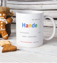 BK Gift Kişiye Özel Google Arama Motoru Beyaz Kupa Bardak  2