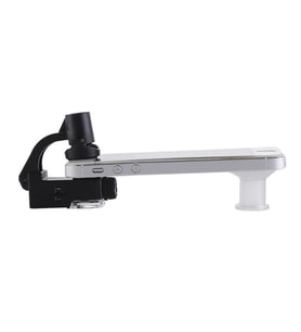 90X Makro Lens Büyüteç Optik Zoom Mikroskop Telefon Klipsli UV LED Işıklı 