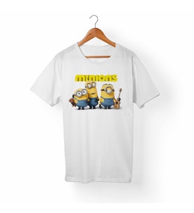 Minions Beyaz Tişört