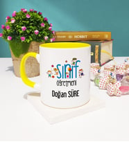 Sınıf Öğretmeni Kupa Bardak Sarı