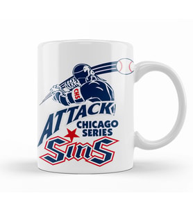 Attack Chicago Series Sins Logo Kupa Bardak Porselen
