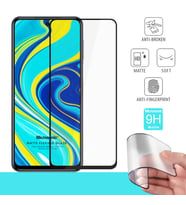 Microsonic Xiaomi Redmi Note 9S Seramik Matte Flexible Ekran Koruyucu Siyah