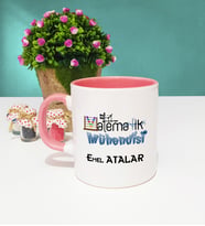 Matematik Mühendisi Kupa Bardak Pembe