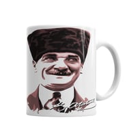 Mustafa Kemal Atatürk  Kupa Bardak Porselen