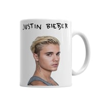 Justin Bieber 2 Kupa Bardak Porselen