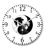 Naruto E SasukeNaruto E Sasuke Duvar Saati Bombeli Gercek Cam