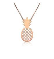 Ananas Model Gümüş Tasarım Kolye