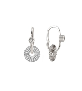 Afrodit Silver Rodajlı Gümüş Göçmen Küpe