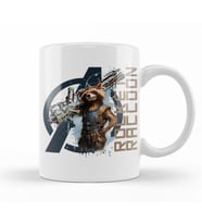 Avengers  Rocket Raccoon  Kupa Bardak Porselen