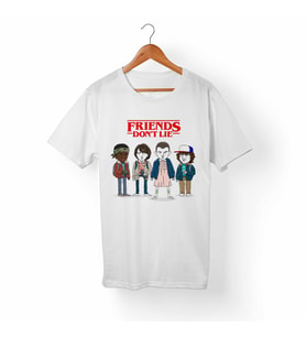 Stranger Things Çocuk Beyaz Tişört