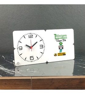 Röntgen Teknikeri Ahşap Masa Saati 002