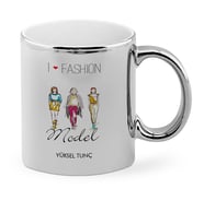 BK Gift Kişiye Özel Mesleki Model Krom Kupa Bardak  1