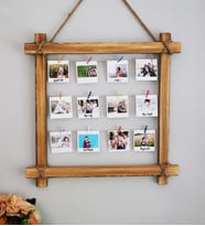 Kişiye Özel 12 Fotoğraflı  Kare Fotoğraf Çerçevesi