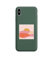 Koyu Yeşil Lansman Kılıf iPhone XS