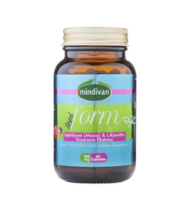 Mindivan Lepi Form Lepidyum& L-Carnitin 60 Kapsül x 500 mg
