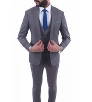 Yelekli  Slimfit Drop 6 Takım Elbise